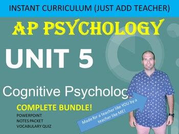 AP Psychology Unit 5 Cognitive Psychology COMPLETE BUNDLE TPT