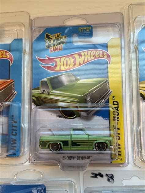 Hot Wheels 83 CHEVY SILVERADO HW OFF ROAD Green Kmart Exclusive Loose Lot Of 5 EBay