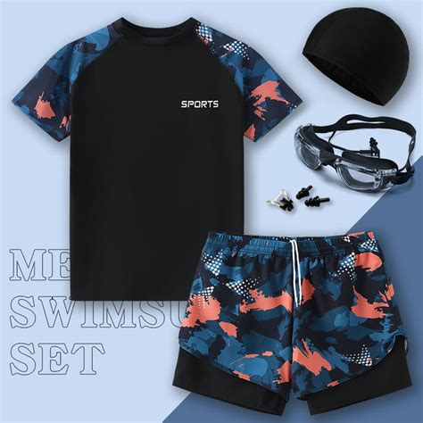 People Praise Swimsuit Men Anti Embarrassing Swimming Trunks Hot Spring Top Men S Full