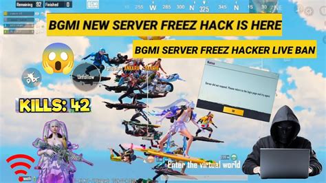 BGMI BIGGEST SERVER FREEZE HACKER HOW WE SURVIVE HACKER LIVE