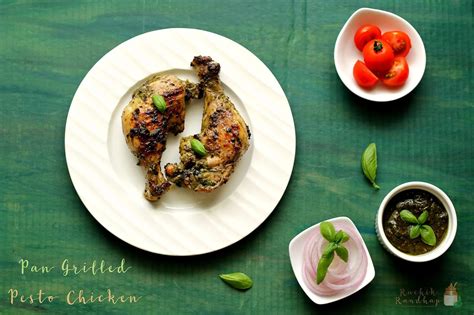 Pan Grilled Pesto Chicken Ruchik Randhap