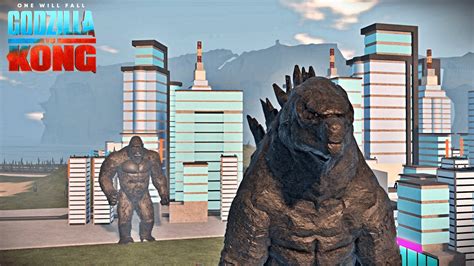 Godzilla Vs Kong Ending Scene Roleplay Kaiju Universe Youtube