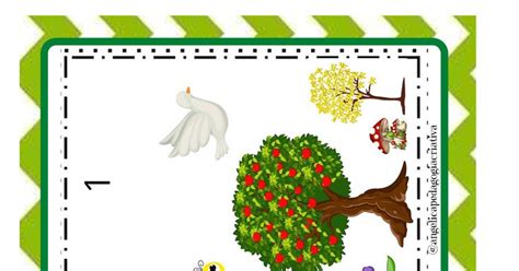 A Green And White Border With An Image Of A Tree Birds And Flowers