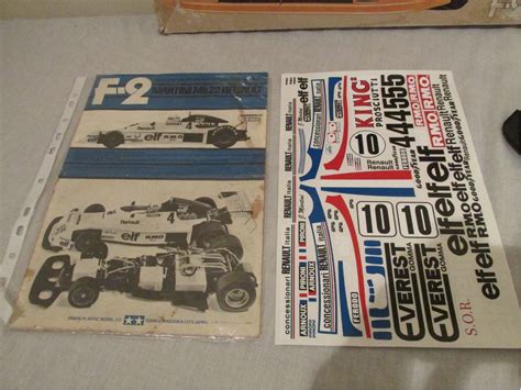 Vintage Tamiya Renault Mk22 Martini F2 Racing Car110th 58014 Tamiya