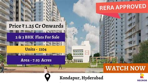 Premium 3 BHK Flats For Sale In Kondapur Hyderabad 7669414525