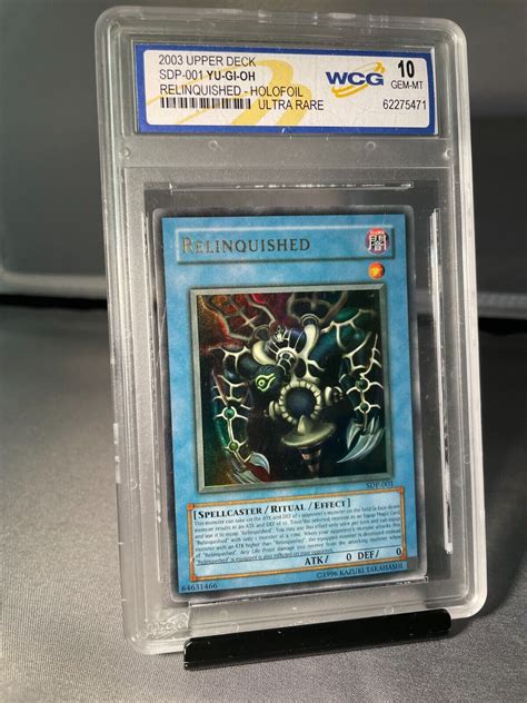 Yu Gi Oh Tcg Relinquished Sdp Unlimited Edition Ultra Rare Graded