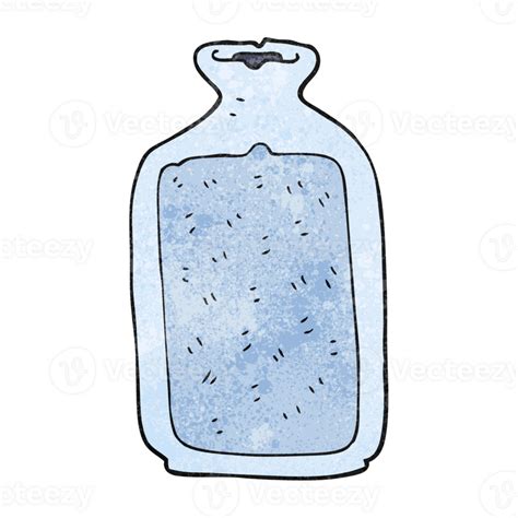 Textured Cartoon Hot Water Bottle Png