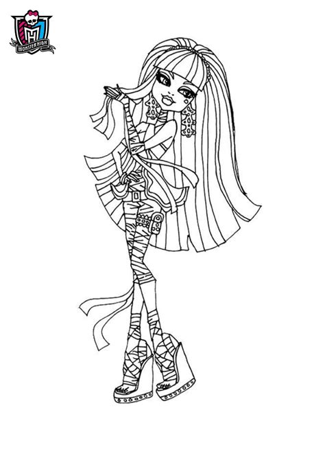 Monster High Coloring Pages Free Printable - Calendar Productivity Hacks