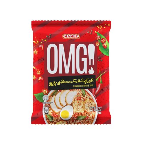 OMG Flaming Hot Noodle Sachet 30pcs Shop Mm