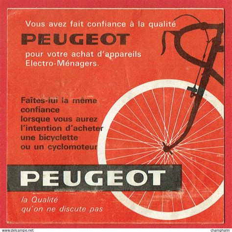 Transports D Pliant Publicitaire Cycles Peugeot Valentigney