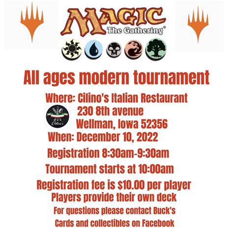 MTG Tournament : r/IowaCity