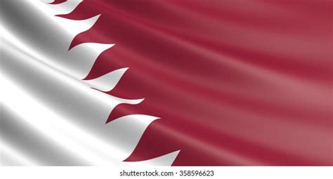 Qatar Flag Waving Effect Photos, Images & Pictures | Shutterstock