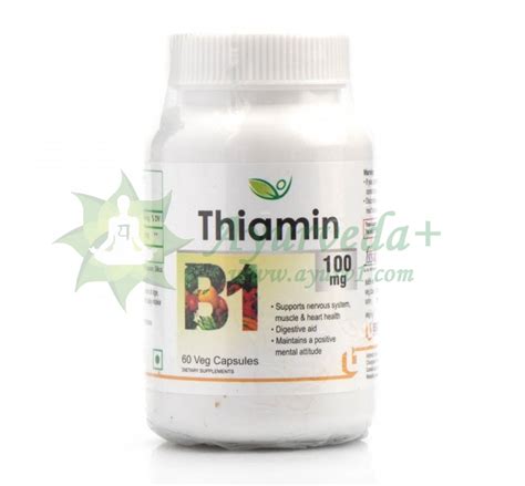 Тиамин Витамин В1 Thiamin 100mg Biotrex 60 veg.capsules купить Киев ...