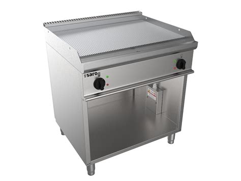 Saro Elektrische Grillplaat Bakplaat Met Open Bodem Model E7 KTE2BAR