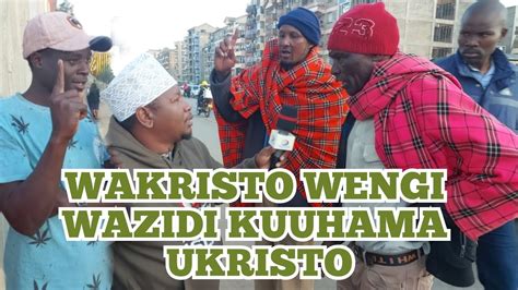 WAKRISTO WENGI WAMEANZA KUIONA HAKI NA KUANZA SAFARI YA KUUAGA UKRISTO