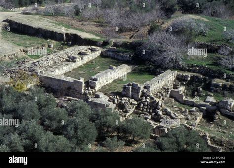 3112. SAMARIA (SHOMRON) - REMAINS OF KING AHAB'S PALACE DATING FROM C ...