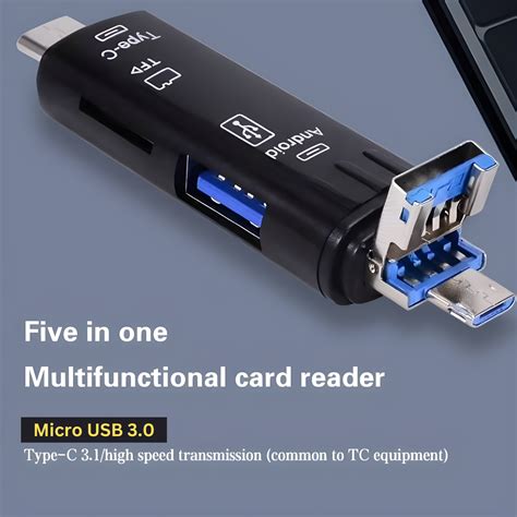 Kartenleser Usb Typ C Sd Leser Adapter Micro Speicherkarten In