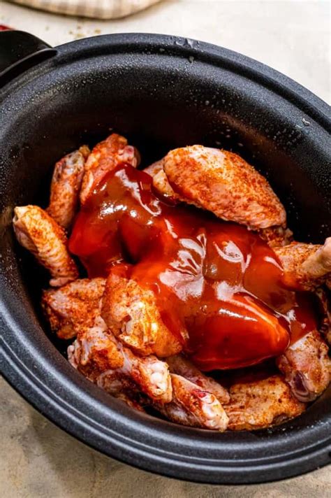 Crock Pot Chicken Wings Julie S Eats And Treats