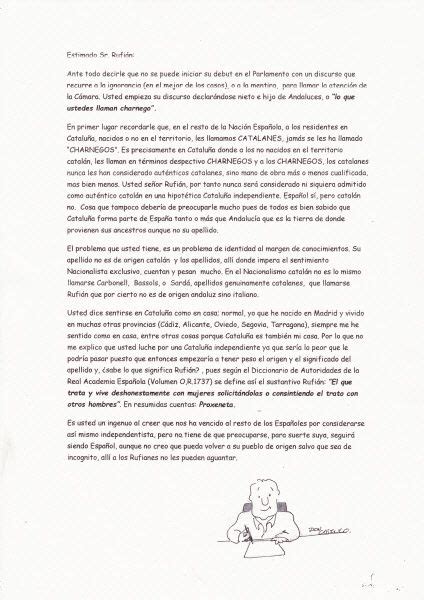 Carta A Un Diputado Cartas Diputados Carta A