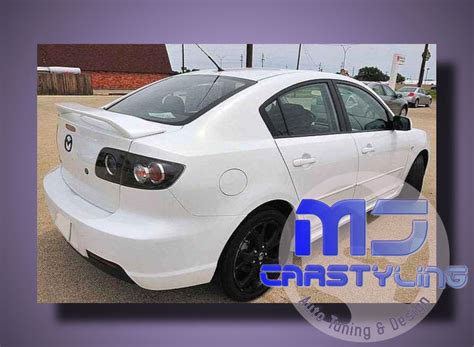 Mazda 3 Bk Sedan Achterklep Spoiler Mj Carstyling