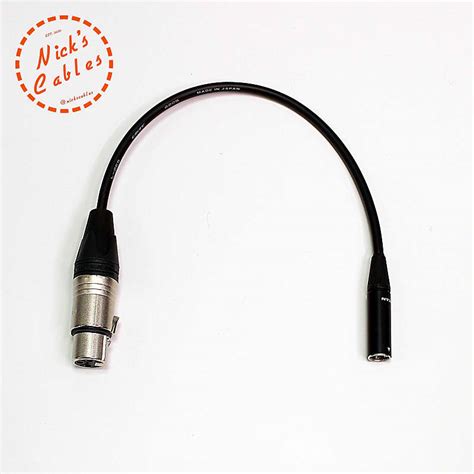 Mini XLR TA3 To XLR Female Adapter Cable Blackmagic Reverb