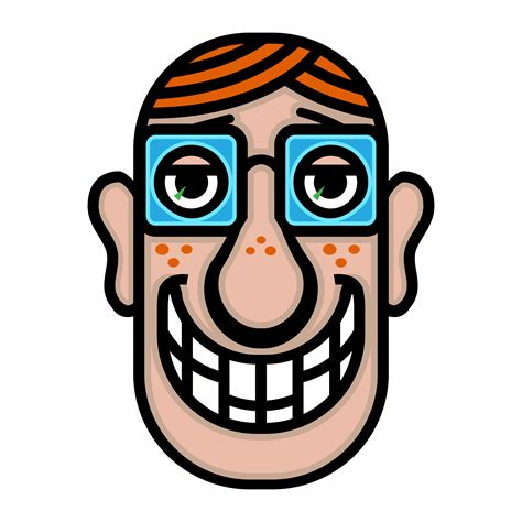 Man Head Cartoon Vector Illustration 553057 Vector Art At Vecteezy