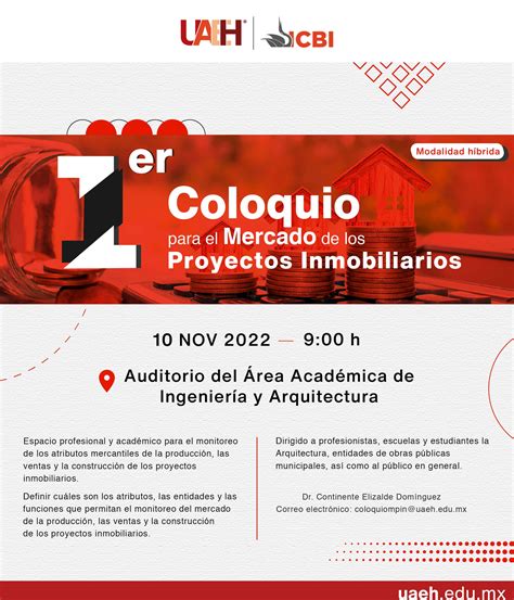 1er Coloquio para el Mercado de los Proyectos Inmobiliarios :: Cartel