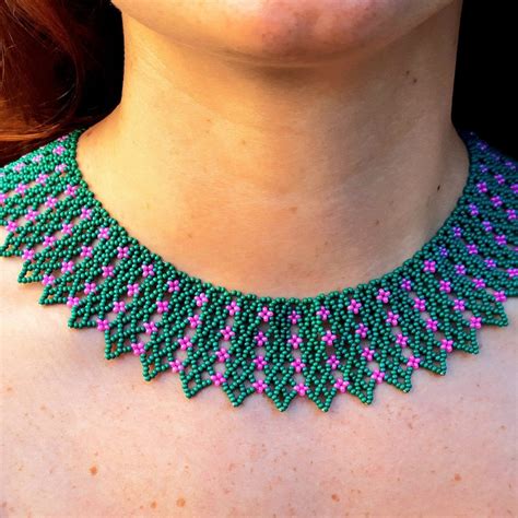 Netted Necklace Etsy