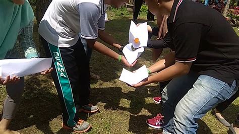 Contoh Game Outbound Estafet Air Dengan Bola Pingpong Youtube