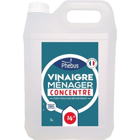 Livraison à domicile Promotion Phébus Vinaigre de nettoyage 14 5L