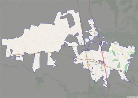 Map of Kingsland city, Georgia