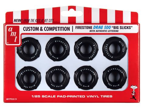 Amt Pp030 125 Firestone Drag 500 Big Slicks Tire Pack