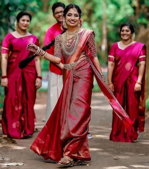 22 Gorgeous Brides in Sarees - Bridal Saree Styles