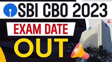 SBI CBO 2023 Exam Date Out SBI CBO Exam Date Released YouTube