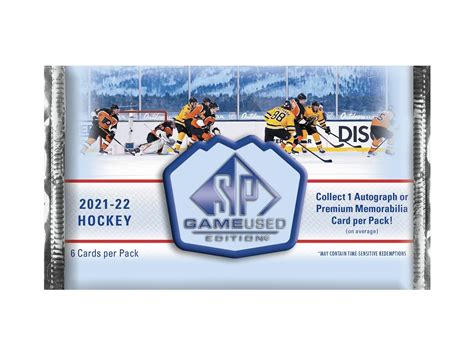 2021 22 Upper Deck Sp Game Used Hockey Hobby Box Packrip Cz