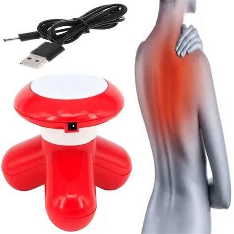 Plastic Multicolor Usb Electric Mimo Mini Vibration Full Body Massager