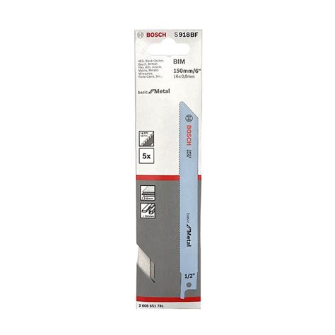 Bosch S 918 BF Metal Panter Testere Bıçağı 5 adet | Bosch | Fiyat ...