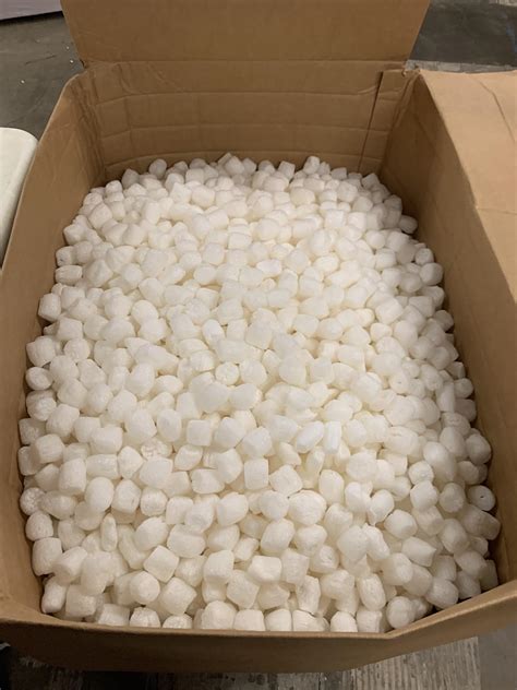 Our company received a shipment that used edible corn starch packing