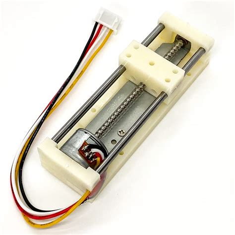 Buy Dc V Micro Phase Wire Stepper Motor Linear Rail Mm Stroke