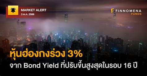 Finnomena Funds Market Alert หุ้นฮ่องกงร่วง 3 จาก Bond Yield ที่ปรับ