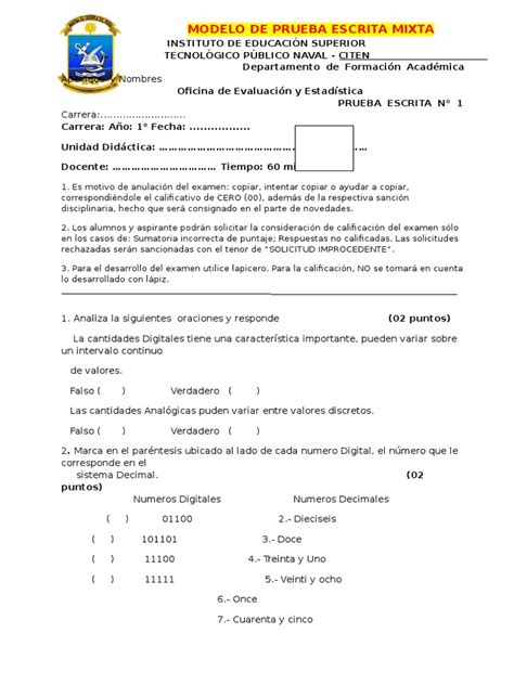 Pdf Actividad 11 Modelo De Prueba Escrita Mixtadocx Dokumentips