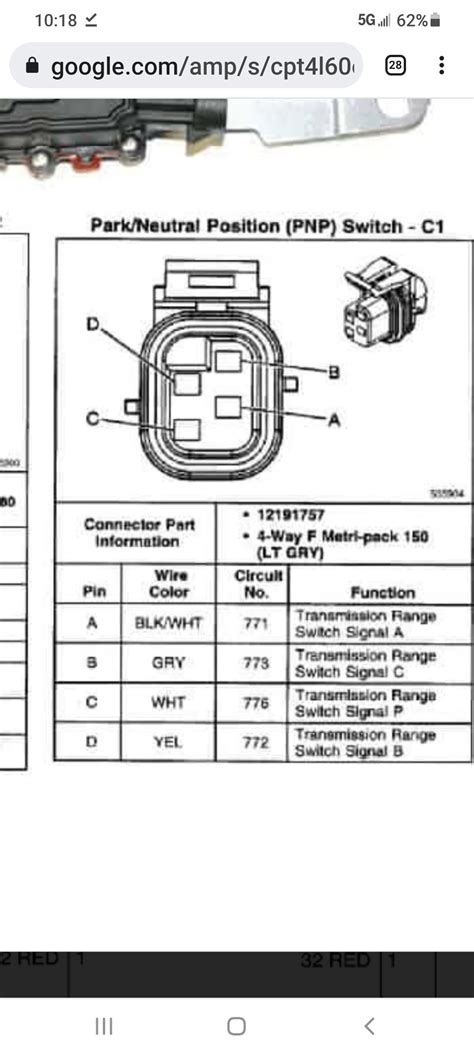 Chevy Silverado Neutral Safety Switch Wiring Diagram Wiring Diagram