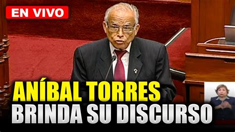 En Vivo Premier An Bal Torres Brinda Discurso Ante El Congreso Voto