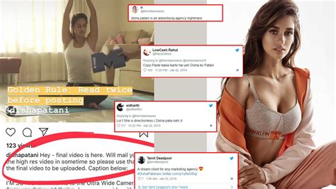 Disha Patani Gets Brutally Trolled Over Her Copy Paste Error Hindi