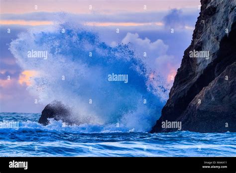 Bandon Beach On The Oregon Coast Stock Photo Alamy