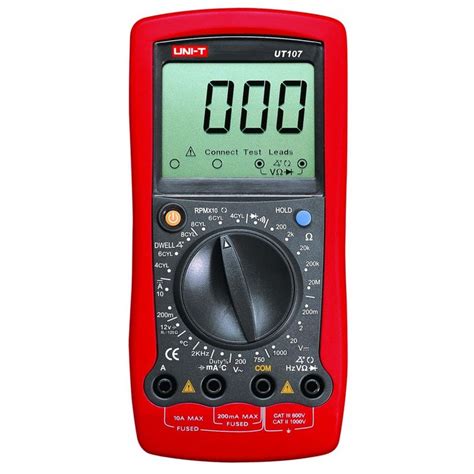 Digital Automotive Multimeter UNI T UT107 ToolBoom