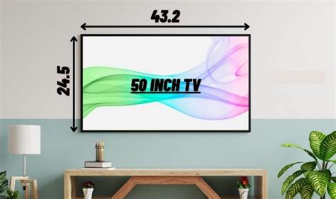 50 Inch TV Dimensions In Mm Cm Inches And Feet Eagle TV Mounting