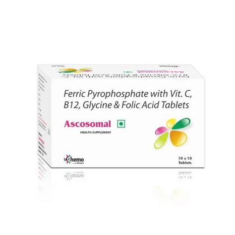 Ferric Pyrophosphate With Vitamin C B Glycine And Folic Acid At Rs