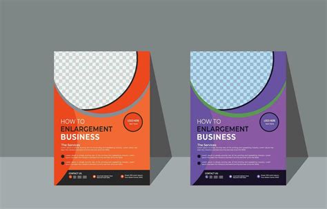 Corporate Creative Colorful Business Flyer Template Design Set