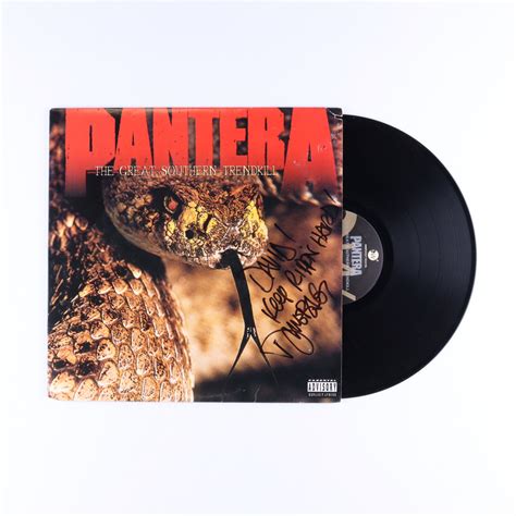 Dimebag Darrell Signed Pantera "The Great Southern Trendkill" Record ...